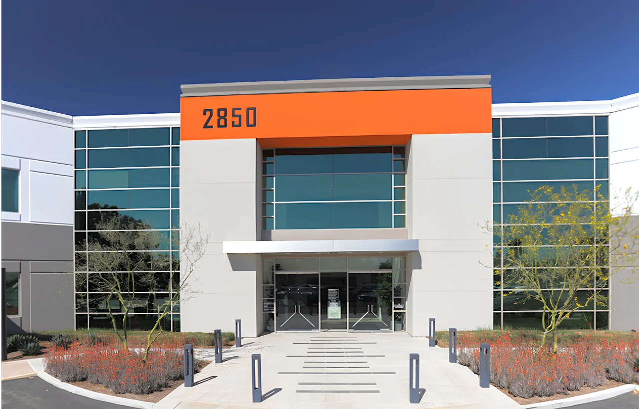 Orange County Center of Excellence entrance at 2850 Red Hill Avenue